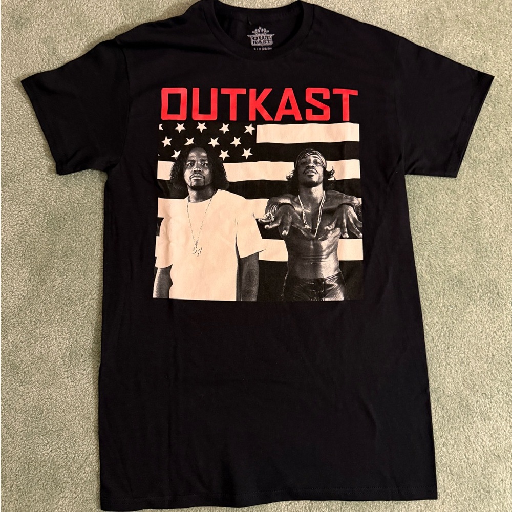 NWT Outkast Tee 🔥 Men’s S Black Cotton Graphic Hip Hop 90s Rap